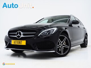 Mercedes-Benz C-klasse Estate 180 AMG | Leder | Stoelverwarming | Sfeerlicht | Cruise | Zwarte Hemel | PDC | Climate