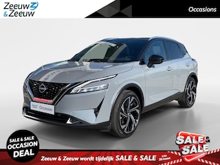 Nissan Qashqai 1.3 MHEV Xtronic Tekna Plus 158PK AUTOMAAT | 1ste eigenaar | Trekhaak | Navigatie | Apple Carplay & Android Auto | Adaptive Cruise Control (Pro Pilot) | Climate Control | Stoel- stuur en voorruitverwarming |