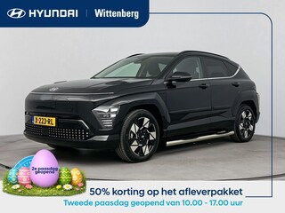 Hyundai Kona BLACK LINE 65.4 kWh | TREKHAAK | SIDE BARS | CAMERA | CLIMA | CRUISE ADAPT. | NAVI | 17'' LM VELGEN | UNIEK! | FABRIEKSGARANTIE GELDIG T/M 1-2029! |