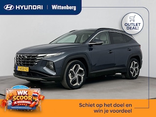 Hyundai Tucson 1.6 T-GDI PHEV PREMIUM 4WD | TREKHAAK | CLIMA | CRUISE ADAPT. | 360 CAMERA | NAVI | CHIQUE IVOOR LEDER INTERIEUR | 19'' LM VELGEN | STOEL- & STUURVERWARMING & VERKOELING | ELEKTRISCHE ACHTERKLEP | APPLE CAR PLAY & ANDROID AUTO | FABRIEKSGARANTIE GELDIG T/M 8-2027! |