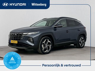 Hyundai Tucson 1.6 T-GDI PHEV PREMIUM 4WD | TREKHAAK | CLIMA | CRUISE ADAPT. | 360 CAMERA | NAVI | CHIQUE IVOOR LEDER INTERIEUR | 19'' LM VELGEN | STOEL- & STUURVERWARMING & VERKOELING | ELEKTRISCHE ACHTERKLEP | APPLE CAR PLAY & ANDROID AUTO | FABRIEKSGARANTIE GELDIG T/M 8-2027! |