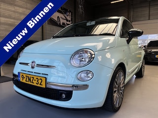 Fiat 500 0.9 TwinAir Lounge Leer, Open dak