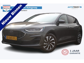 Ford Focus 1.0 EcoBoost Hybrid Titanium | Incl. 12 maanden garantie | Navigatie | Stoel/stuur verwarming | Cruise control | Voorruit verwarmd | Apple Carplay | DAB+ | Bluetooth | Lane assist | Trekhaak |