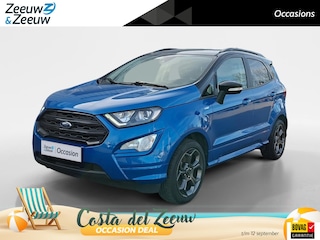 Ford Ecosport 1.0 EcoBoost ST-Line | Stoel- stuur en voorruitverwarming | Navigatie via Apple Carplay & Android auto | Parkeer sensoren | Cruise control