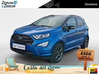 Ford Ecosport 1.0 EcoBoost ST-Line | Stoel- stuur en voorruitverwarming | Navigatie via Apple Carplay & Android auto | Parkeer sensoren | Cruise control