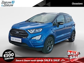 Ford Ecosport 1.0 EcoBoost ST-Line | Stoel- stuur en voorruitverwarming | Navigatie via Apple Carplay & Android auto | Parkeer sensoren | Cruise control
