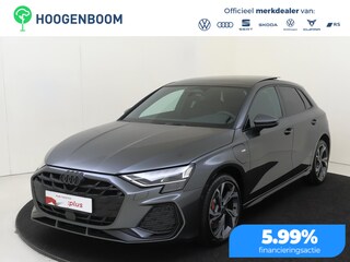 Audi A3 Sportback 45 TFSI e S edition Competition | Panoramadak | SONOS audio | Keyless | Sfeerverlichting | Adaptieve cruise control | Navigatie Plus | LED matrix verlichting | Achteruitrijcamera |
