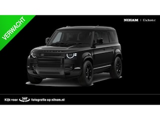 Land Rover Defender 110 2.0 P300e 110 X-Dynamic SE SANTORINI BLACK|PANO DAK|TREKHAAK|20"LM VELGEN|COLD CLIMATE PACK|STOELVERWARMING| VERWACHT 08-2026