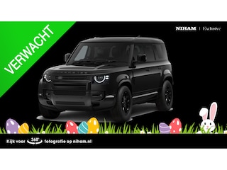 Land Rover Defender 110 2.0 P300e 110 X-Dynamic SE SANTORINI BLACK|PANO DAK|TREKHAAK|20"LM VELGEN|COLD CLIMATE PACK|STOELVERWARMING| VERWACHT 08-2026