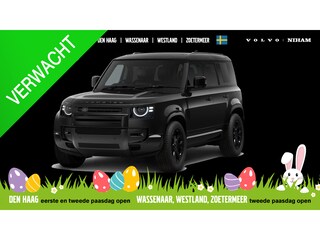 Land Rover Defender 110 2.0 P300e 110 X-Dynamic SE SANTORINI BLACK|PANO DAK|TREKHAAK|20"LM VELGEN|COLD CLIMATE PACK|STOELVERWARMING| VERWACHT 08-2026