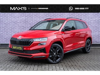 Skoda Karoq 1.5 TSI 150pk DSG Sportline Business | Adaptive Cruise Control |  LED Matrix koplampen | Trekhaak | Achteruitrijcamera | Virtual Cockpit | 18" LM-velgen | Apple Carplay |