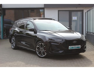 Ford Focus Wagon 1.0 EcoBoost Hybrid ST Line X Driver Ass Pack, Winter Pack, Elek Trekhaak, 18", Panoramadak, Lederen bekleding