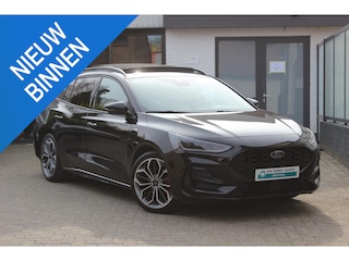 Ford Focus Wagon 1.0 EcoBoost Hybrid ST Line X Driver Ass Pack, Winter Pack, Elek Trekhaak, 18", Panoramadak, Lederen bekleding