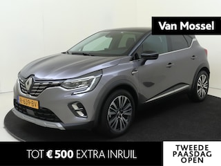 Renault Captur 1.3 TCe 140 Initiale Paris | Stoel & Stuurverwarming | electronic climate control | lichtmetalen velgen 18" | luxe lederen bekleding | navigatiesysteem full map | Voorruit verwarming |