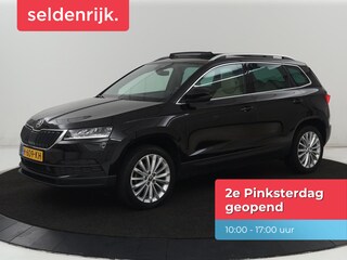 Skoda Karoq 1.5 TSI Business Edition | Panoramadak | Leder | Stoelverwarming | Adaptive cruise | Side Assist | Carplay | Navigatie | Camera | Navigatie | Full LED | Climate control | Parkeerhulp