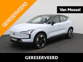 Volvo EX30 Single Motor Extended Range Ultra | Privacy glass | Harman Kardon speakersysteem | Climate Control / ECC | Panoramadak | Licht metalen velgen 19 inch | Cruise control Adaptive | Connectiviteit af fabriek | Navigatie | Elektrisch verst. stoelen | Stoelverwarming | LED koplampen | Park Distance Control voor en achter | Achteruitrijcamera |