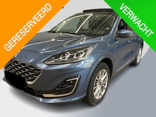 Ford Kuga 2.5 PHEV Vignale 225pk | Wegklapbare trekhaak | Panoramadak | Head up Display | Adaptive cruise control | Dodehoeksensoren | Lederen bekleding