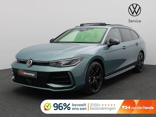 Volkswagen Passat Variant 1.5 eHybrid R-Line Edition 272PK DSG SOH 100%, Pano-Schuifdak, Trekhaak, Black Style, Leder, Memorystoel, Head-Up Display, Elektr. Achterklep, Stoelventilatie, 19" LM Velgen