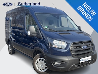 Ford Transit 350 2.0 TDCI L2H2 Trend | SCI | 130pk | Trekhaak | Achteruitrijcamera | Cruise control | Airco | Bluetooth | Voorruitverwarming | 3 zitplaatsen
