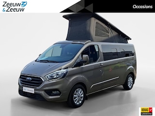 Ford Transit Custom Camper 2.0 TDCI L2H1 Limited 170pk automaat | Camper met 2 slaapplaatsen | Keuken met gootsteen- koelkast- gasfornuis | Zonnescherm | Trekhaak | Distributie is vervangen