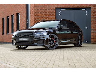 Audi A6 Avant 55 TFSI e quattro Competition | Sportstoelen | Carbon | B&O | HUD | Rode stiksels | Trekhaak