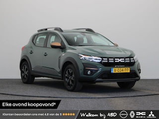 Dacia Sandero Stepway TCe 100pk ECO-G Extreme | Achteruitrijcamera | Parkeersensoren achter | Apple Carplay / Android auto | Trekhaak | Climate control | Cruise control |