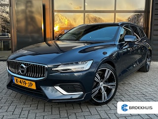 Volvo V60 T6 350 PK Recharge AWD INSCRIPTION | ADAPTIEVE CRUISE CONTROL| SCHUIF-KANTELDAK| STUUR EN STOELVERWARMING| HARMAN/KARDON| LEDEREN STOELEN MET MEMORY|
