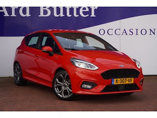 Ford Fiesta 1.0 EcoBoost 125 PK Hybrid ST-Line X+Led+navigatie+17"lmv +Parkeer-Hulp= SUPER PRIJS