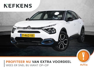 Citroën C4 Feel Pack 50 kWh 136PK | 1ste eigenaar | AppleCarPlay/AndroidAuto | Head-Up Display | Navigatie | Adaptive Cruise Control | Keyless | Leer/Stof | StoelVerwarming | FULL LED | Camera | Isofix |