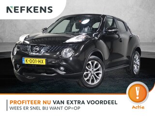 Nissan Juke 1.2 116PK DIG-T S/S Tekna | Climate Control | Cruise Control | Camera | Bluetooth | Lederen Bekleding | Dodehoek Detectie | Keyless | Xenon | Stoelverwarming | Isofix | Privacy Glass |