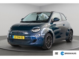 Fiat 500 La Prima Cabrio 42 kWh | Camera | Stoelverwarming | Navigatie | Parkeersensoren | Keyless Entry & Start |