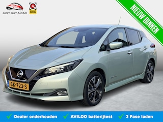 Nissan Leaf 2.ZERO EDITION 40 kWh SOH 90,1% / Adaptive Cruise / 4x Stoelverwarming / 3 Fase / Carplay / Camera-Voor/Achter / Navigatie / Keyless / Dodehoek / Full LED / 1e Eigenaar / Dealeronderhouden /