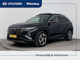 Hyundai Tucson 1.6 T-GDI HEV PREMIUM SKY | TREKHAAK | SCHUIF KANTEL DAK | NAVI | LEDER | CLIMA | CRUISE ADAPT. | 360 CAMERA | 19'' LM VELGEN | ELEKTRISCHE ACHTERKLEP | STOEL - & STUURVERWARMING | LAGE KMSTAND! |