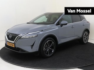 Nissan Qashqai 1.5 e-Power Tekna | Cold Pack | Design Pack | airco automatisch | alarmsysteem, Apple Carplay/Android | cruise control adaptief met Stop&Go en stuurhulp |file assistent | lederen/stof bekleding | lichtmetalen velgen 19"| navigatiesysteem full map |
