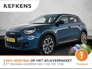 Fiat 600 1.2 Hybrid La Prima 110pk Automaat | Elektrische Klep | Elektrische Bestuurdersstoel | Navigatie | Adaptieve Cruise Control | Camera | LED | keyless Entry/Start | Dodehoekdetectie |