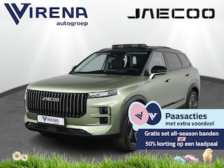 Jaecoo 7 1.5 GDI SHS-P Exclusive Prijs incl. Inruilpremie € 1.500,- - Panoramadak - Elektrisch verstelbare stoel(en) met geheugen - Parkeerhulp voor en achter - 1.500kg trekgewicht - Model Green - 7 Jaar of 150.000km fabrieksgarantie
