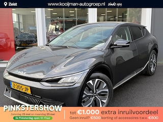 Kia EV6 Plus 77.4 kWh Trekhaak 13-polig, stoel ventilatie, stuur- & stoelverwarming, achterbank verwarmd, parkeersensoren, adaptieve cruise control, navigatie Apple CarPlay/Android Auto