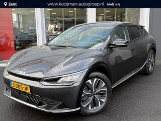 Kia EV6 Plus 77.4 kWh Trekhaak 13-polig, stoel ventilatie, stuur- & stoelverwarming, achterbank verwarmd, parkeersensoren, adaptieve cruise control, navigatie Apple CarPlay/Android Auto