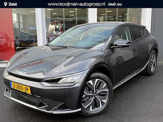Kia EV6 Plus 77.4 kWh Trekhaak 13-polig, stoel ventilatie, stuur- & stoelverwarming, achterbank verwarmd, parkeersensoren, adaptieve cruise control, navigatie Apple CarPlay/Android Auto