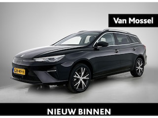 MG 5 Electric Standard Range Luxury 50 kWh | Apple Carplay/Android  | cruise control adaptief | electronic climate control | file assistent | lederen bekleding | LED koplampen | lichtmetalen velgen 17" | navigatiesysteem full map | rijstrooksensor met correctie | voorstoelen verwarmd |
