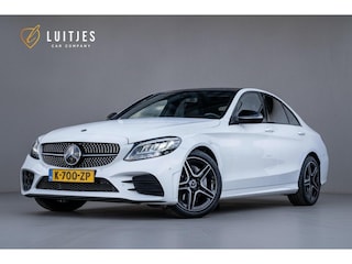 Mercedes-Benz C-klasse 180 AMG Night-pakket I Pano-dak I NL-auto I Dealer-ond. I Carplay I Leder I Trekhaak