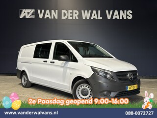Mercedes-Benz Vito 116 CDI 164pk Automaat L3H1 Dubbele Cabine inrichting Euro6 Airco | 5-Zits | Camera | Apple Carplay 2500kg trekhaak, Cruisecontrol, Android Auto, Parkeersensoren