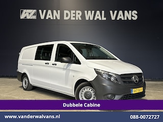 Mercedes-Benz Vito 116 CDI 164pk Automaat L3H1 Dubbele Cabine inrichting Euro6 Airco | 5-Zits | Camera | Apple Carplay 2500kg trekhaak, Cruisecontrol, Android Auto, Parkeersensoren
