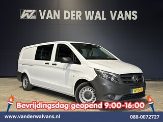 Mercedes-Benz Vito 116 CDI 164pk Automaat L3H1 Dubbele Cabine inrichting Euro6 Airco | 5-Zits | Camera | Apple Carplay 2500kg trekhaak, Cruisecontrol, Android Auto, Parkeersensoren