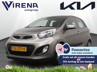 Kia Picanto 1.2 CVVT Airco Automaat - Airco - Keyless Entry - Radio - Ramen Elektrisch - Start/Stop knop Virena Zekerheidspakket €895,-