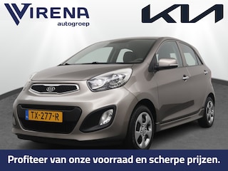 Kia Picanto 1.2 CVVT Airco Automaat - Airco - Keyless Entry - Radio - Ramen Elektrisch - Start/Stop knop Virena Zekerheidspakket €895,-