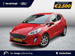 Ford Fiesta 1.0 EcoBoost Titanium | Apple Carplay | Climate Controle | Cruise Controle | Parkeersensoren Achter | Privacy Glass |