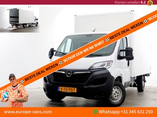 Opel Movano 2.2D 140pk Bakwagen met laadklep 1.060kg laadvermogen 08-2023