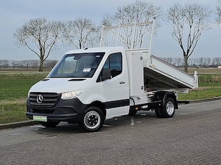 Mercedes-Benz Sprinter 514 2.2 CDI Kipper Kist Airco Euro6 Dubbellucht 3-Zits Trekhaak!