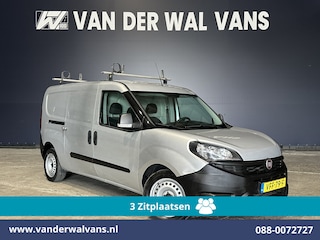 Fiat Doblò 1.6 MJ 105pk L2H1 Euro6 Airco | 3-Zits | Navigatie | Trekhaak | Dakdragers Cruisecontrol, Parkeersensoren, Bijrijdersbank